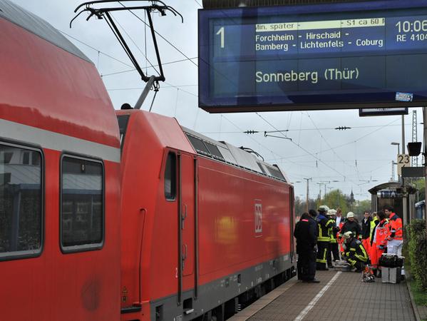 Schreckliches Unglück am Erlanger Bahnhof 