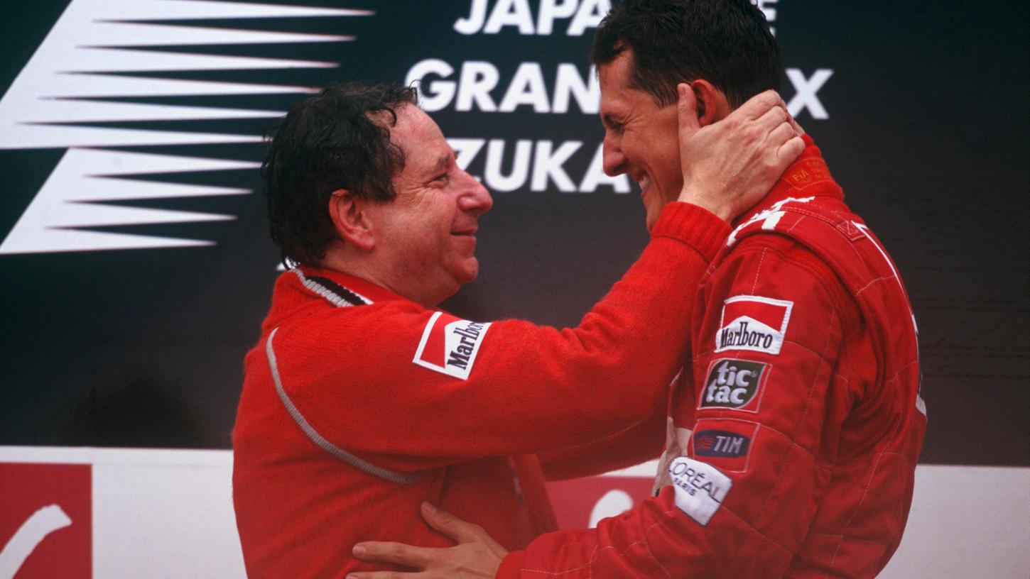 Verbrachten gemeinsam viele Momente auf dem Sieger-Treppchen: Jean Todt und Michael Schumacher.