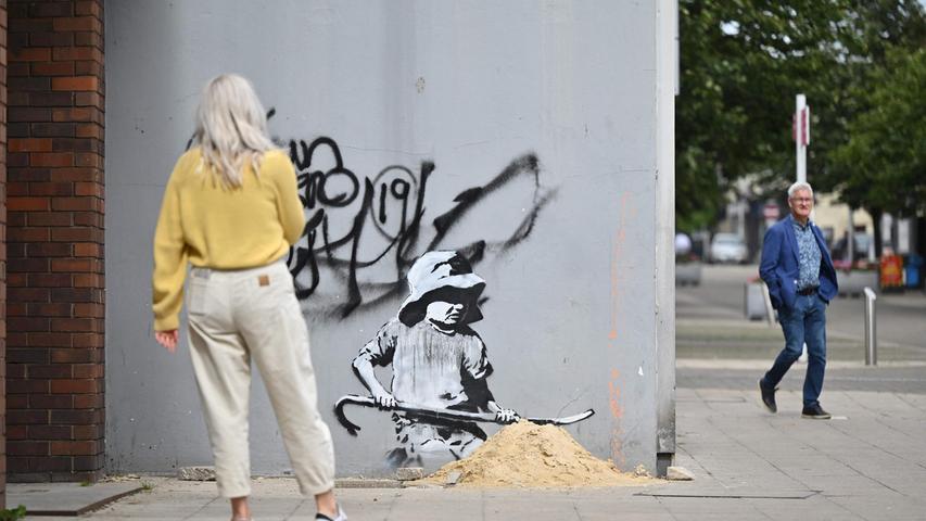 Neue Werke von Banksy an der englischen Nordseeküste aufgetaucht
