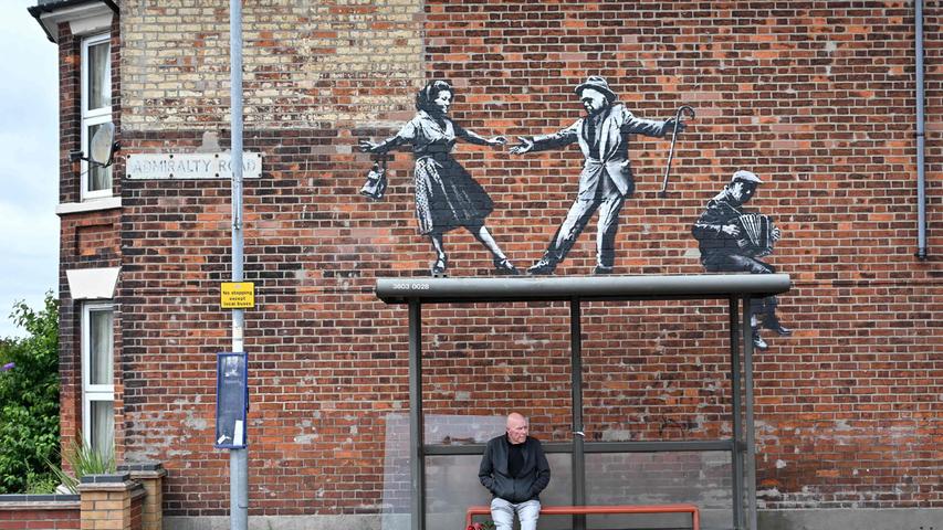 Neue Werke von Banksy an der englischen Nordseeküste aufgetaucht