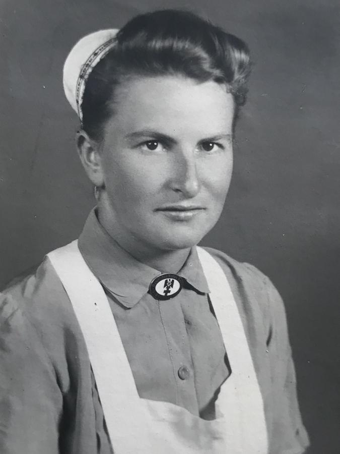 Hanni Löhr im Sommer 1943. Zu diesem Zeitpunkt war sie in Odessa am Schwarzen Meer eingesetzt.