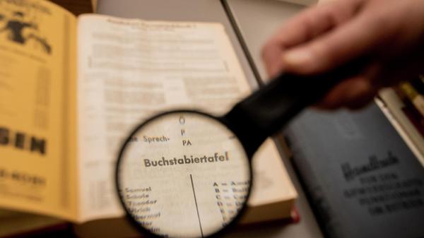 Buchstabiertafel