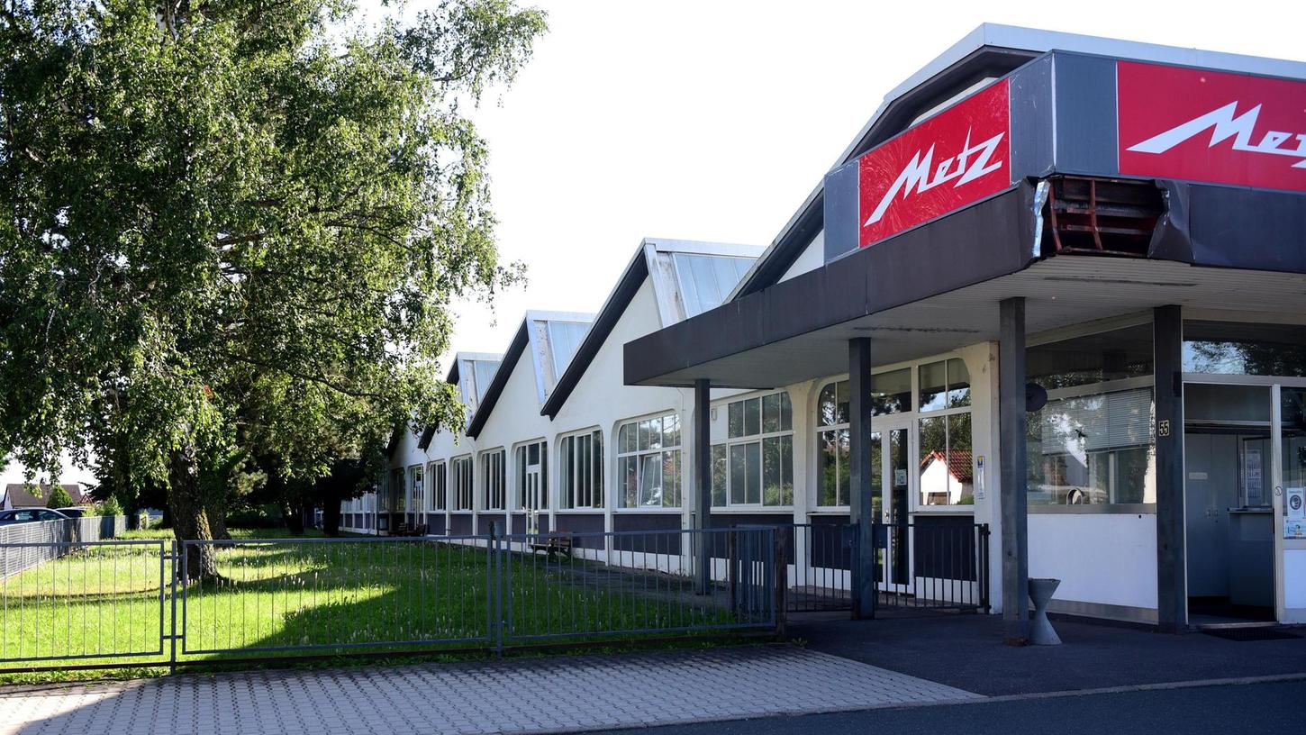 Metz: Der Schriftzug und das Betriebsgebäude künden von einem Stück traditionsreicher Firmengeschichte. Das Gelände ist nun verkauft.