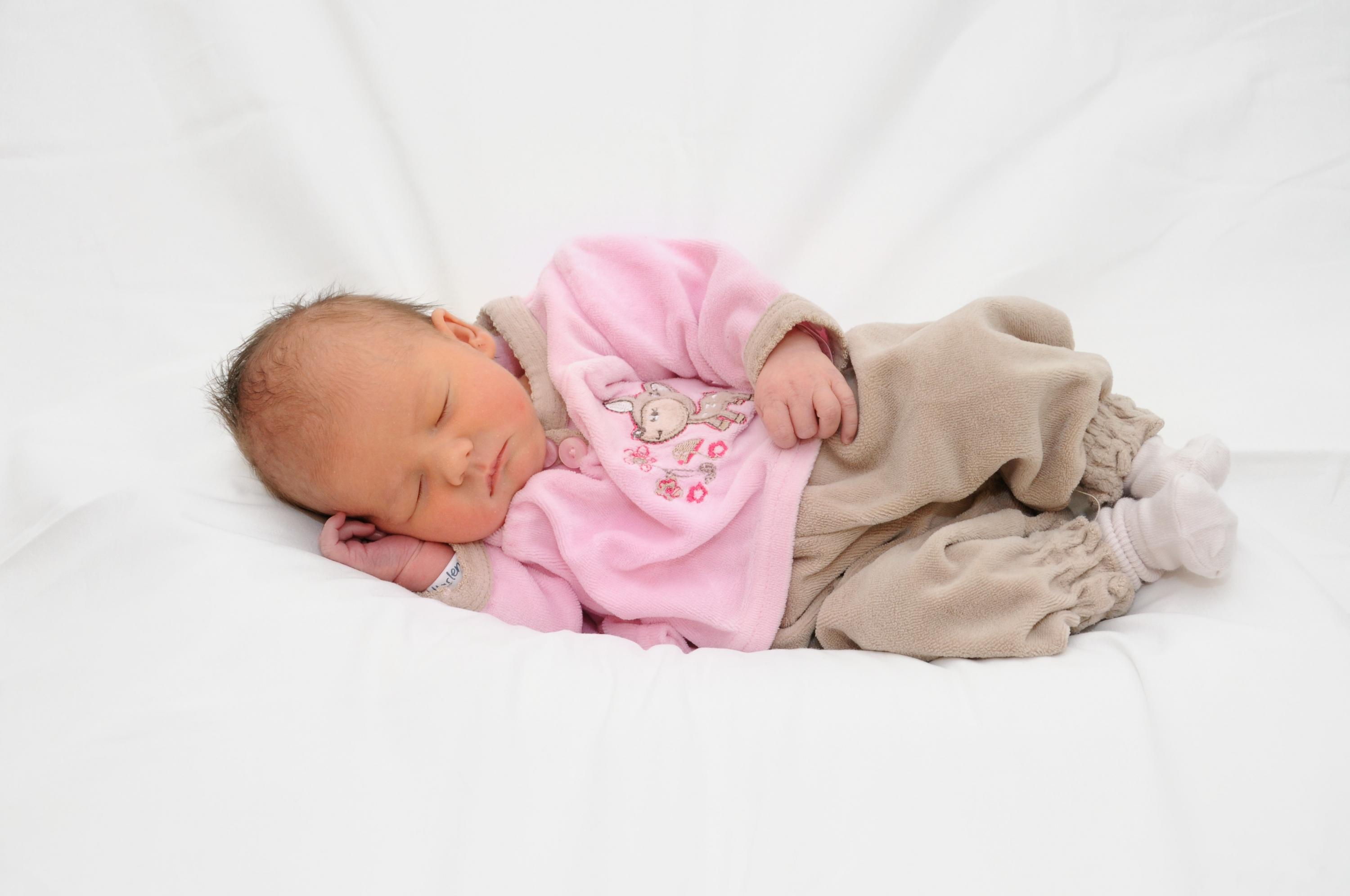 Malena hat am 15. August erstmals das Licht der Welt erblickt. Die Kleine wog 2710 Gramm bei einer Größe von 48 Zentimetern. Malena wurde im Nürnberger Südklinikum geboren.