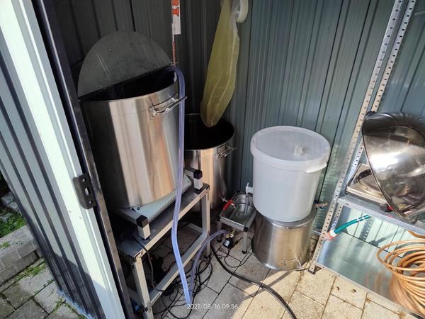 70 Liter pro Durchgang: So sieht die kleinste Brauerei Schwabachs aus.