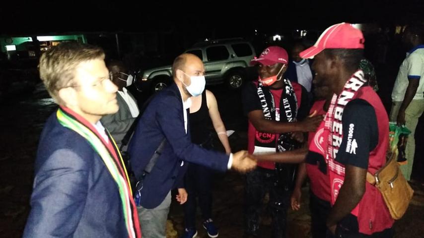 Nürnbergs OB König trifft bei Togo-Besuch Vertreter von afrikanischem FCN-Fanclub
