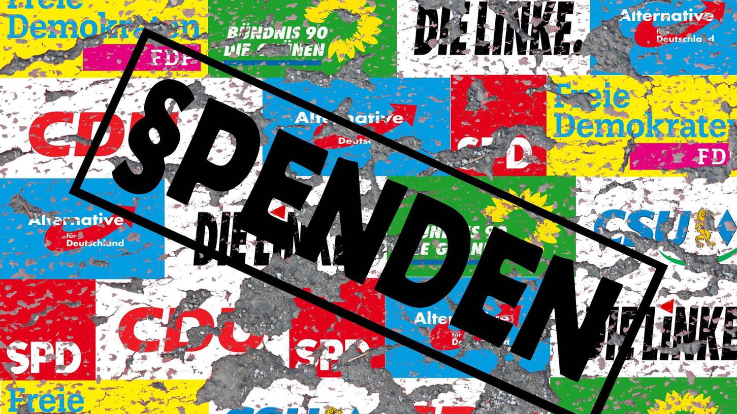 Erst mit zweijähriger Verspätung müssen die Parteien in Deutschland die Spenden an sie öffentlich machen.
Erst mit zweijähriger Verspätung müssen die Parteien in Deutschland die Spenden an sie öffentlich machen.