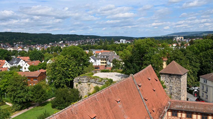 Von oben: Forchheim  in 360 Grad