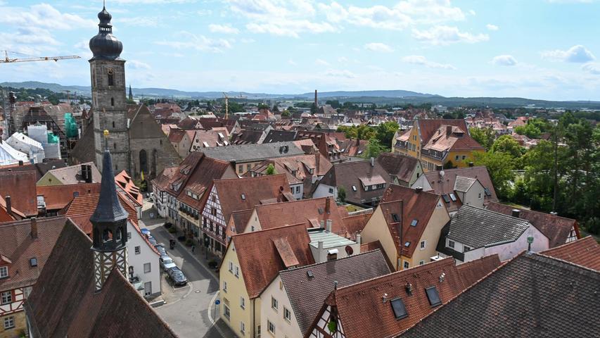 Von oben: Forchheim  in 360 Grad