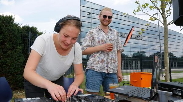 Impfparty im Impfzentrum