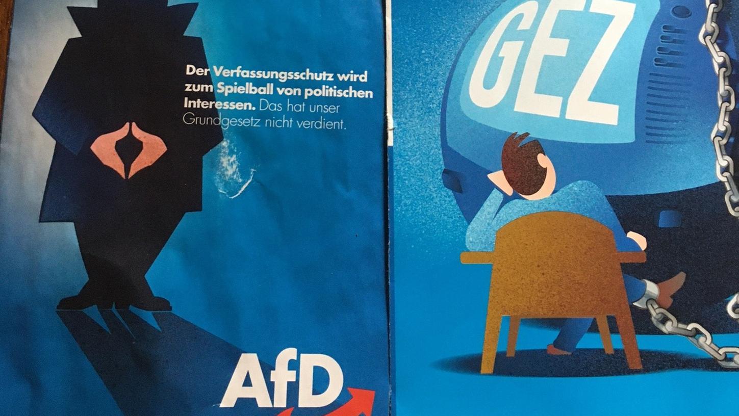 Dreiste AfD-Wahlwerbung im Supermarkt Dreiste AfD-Wahlwerbung im Supermarkt