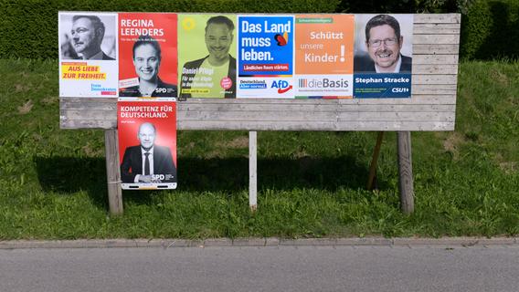 Zu teuer und nicht nachhaltig: Grüne fordern weniger Wahlplakate in Gunzenhausen