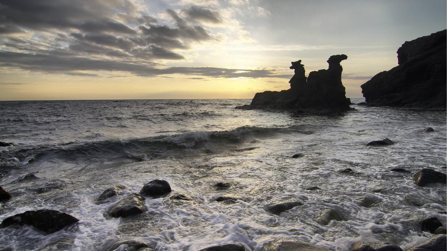 Stimmungsvolle Ostseeküste auf der Insel Bornholm.