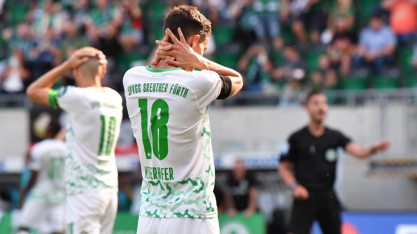 Und schon wieder das 0:1: Marco Meyerhöfer am vergangenen Samstag beim Heimspiel gegen Bielefeld.