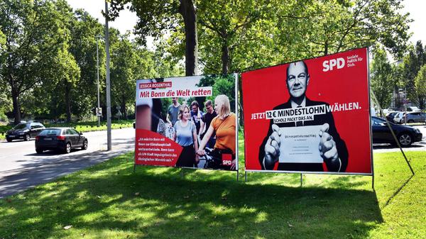 Deutschland, Bonn, 25.08.2021 Die Bundestagswahl 2021 wird die Wahl zum 20. Deutschen Bundestag und findet am 26. Septe