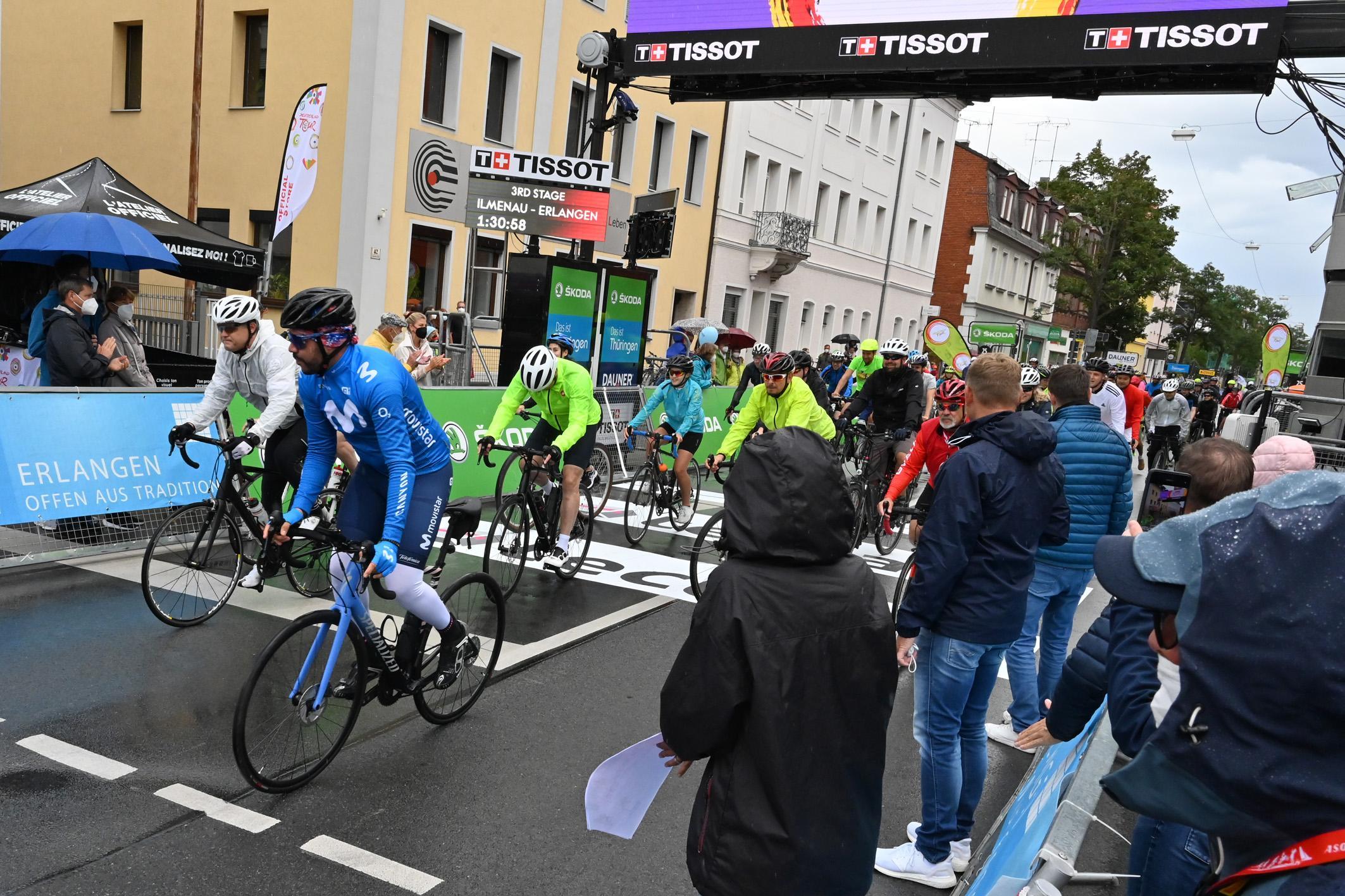 Der Clou an der Ride Tour: Die Teilnehmer fahren miteinander, nicht gegeneinander.