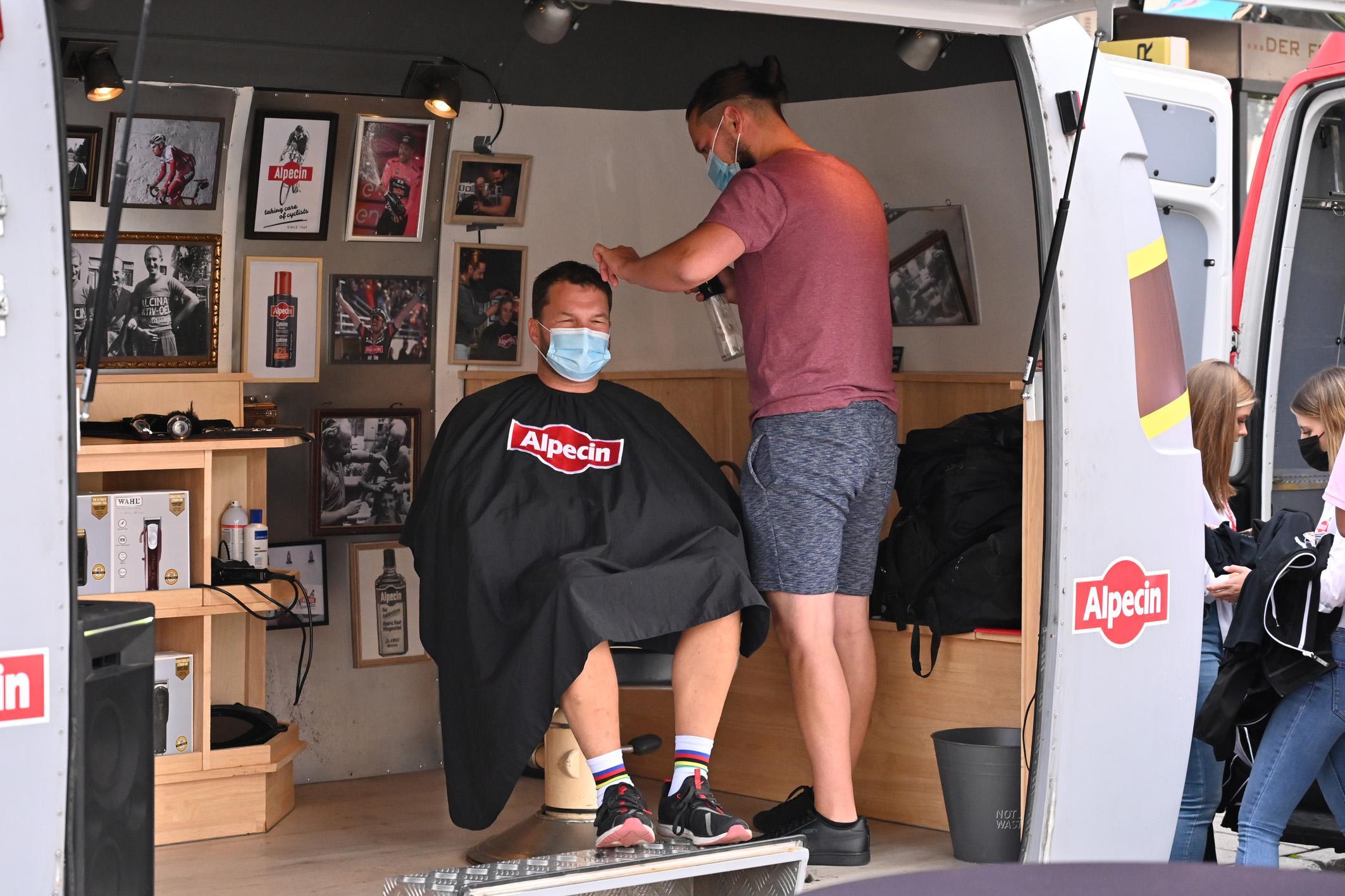 Im Museumswinkel konnte man sich sogar die Haare machen lassen.