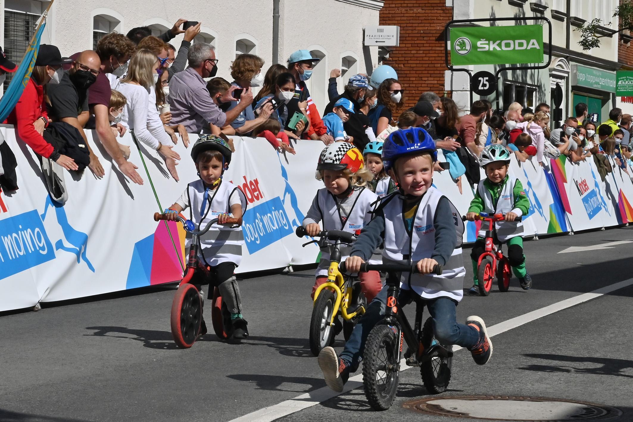 Bei der "Mini Tour" stehen die kleinsten Radsport-Fans im Fokus.