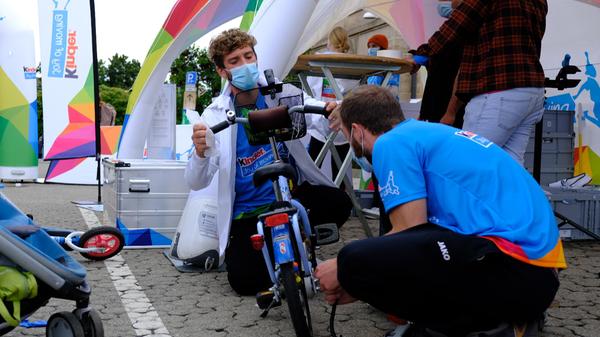 Auch Pannenhilfe wurde auf Wunsch geleistet...