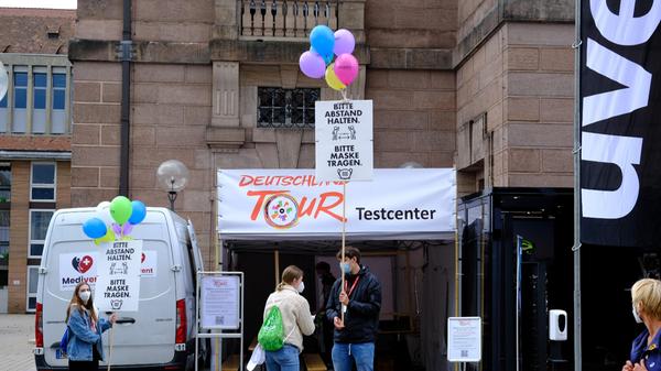 Natürlich galten Maskenpflicht und Abstandsregeln.