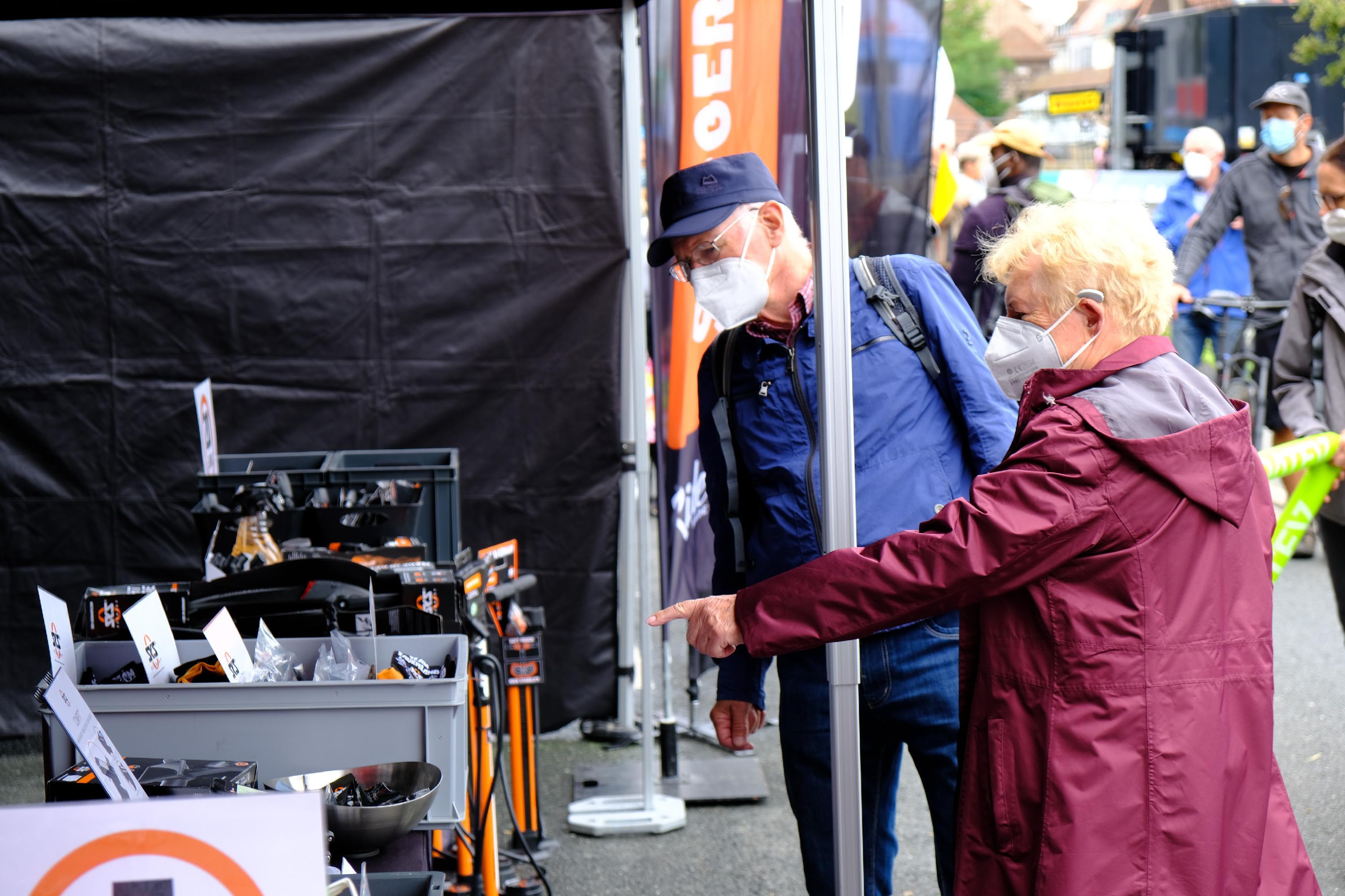 Auch das ein oder andere Fahrradequipment war zu ergattern.