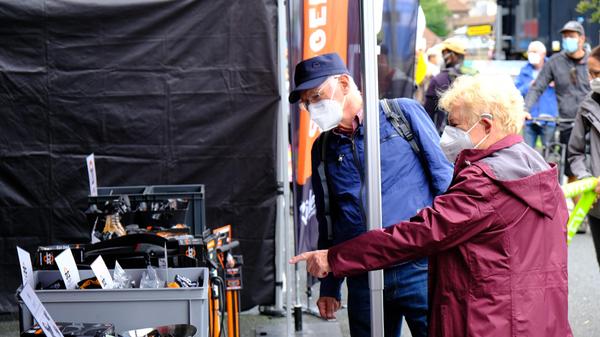 Auch das ein oder andere Fahrradequipment war zu ergattern.