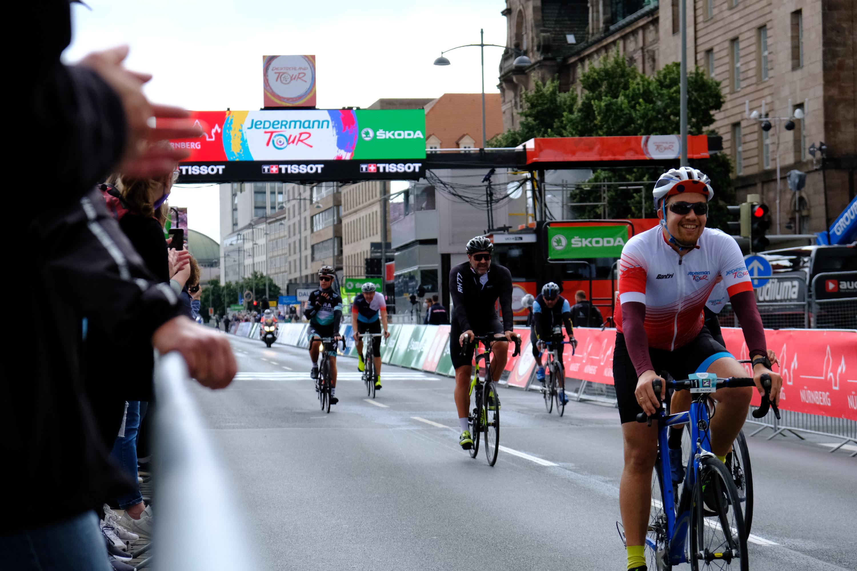Dieses Finisher-Lächeln sitzt.