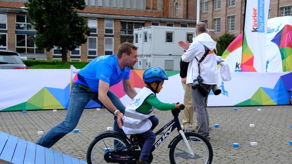 ...und wieder runter. Prima gemacht!