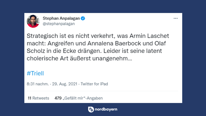 Stephan Anpalagan lobt Laschets Rhetorik, nur seine "latent cholerische Art" scheint abzuschrecken.