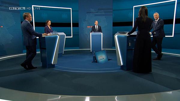 Wahl-Triell - TV-Diskussion Kanzlerkandidaten