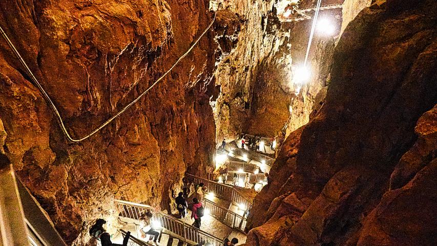 Die Grotta Gigante nahe Triest war bis vor kurzem die größte Schauhöle der Welt.