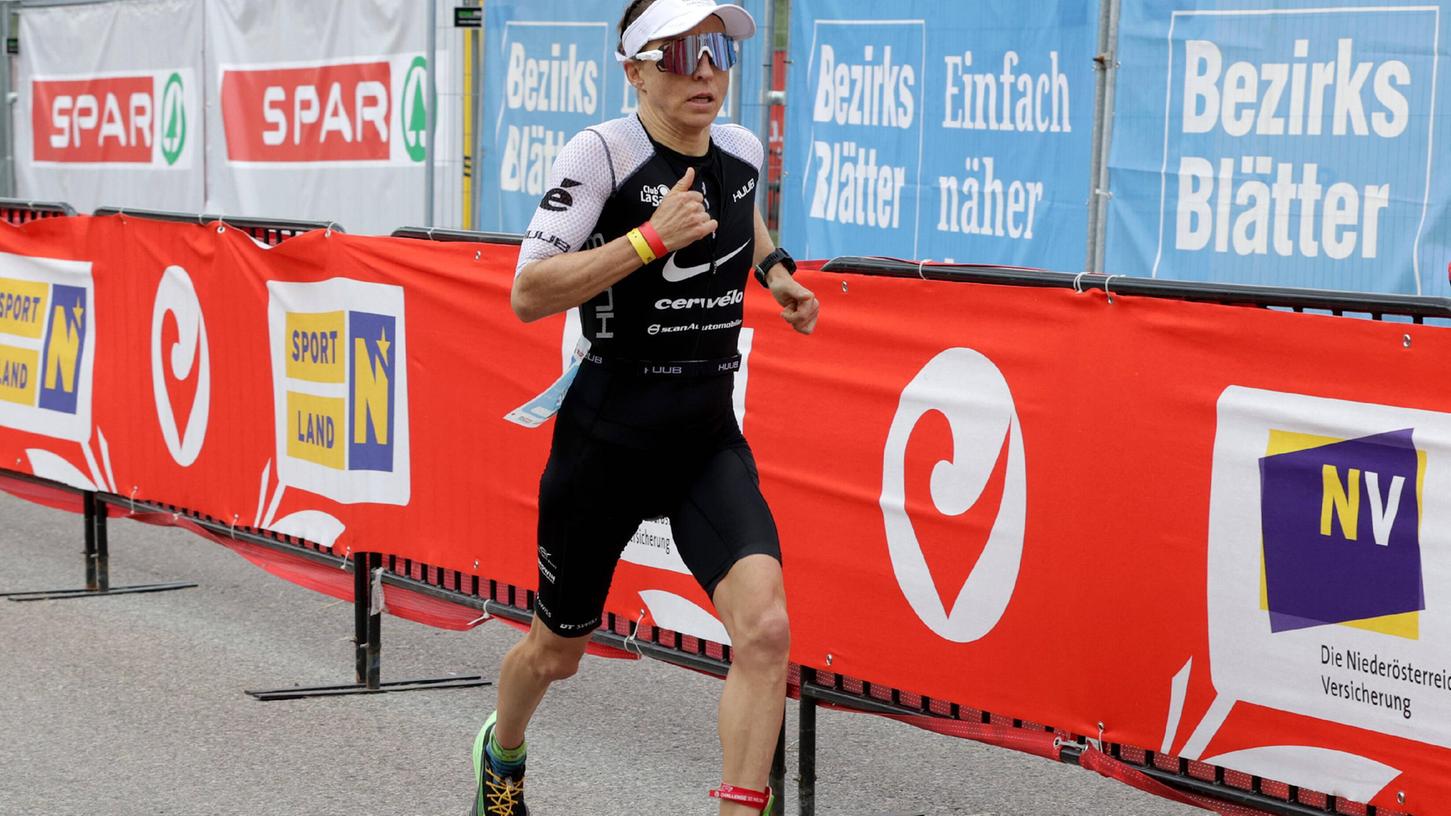 Sie kommt nach Roth: Anne Haug, hier beim Challenge-Rennen in Sankt Pölten, ist am Sonntag über die Langdistanz die Top-Favoritin.