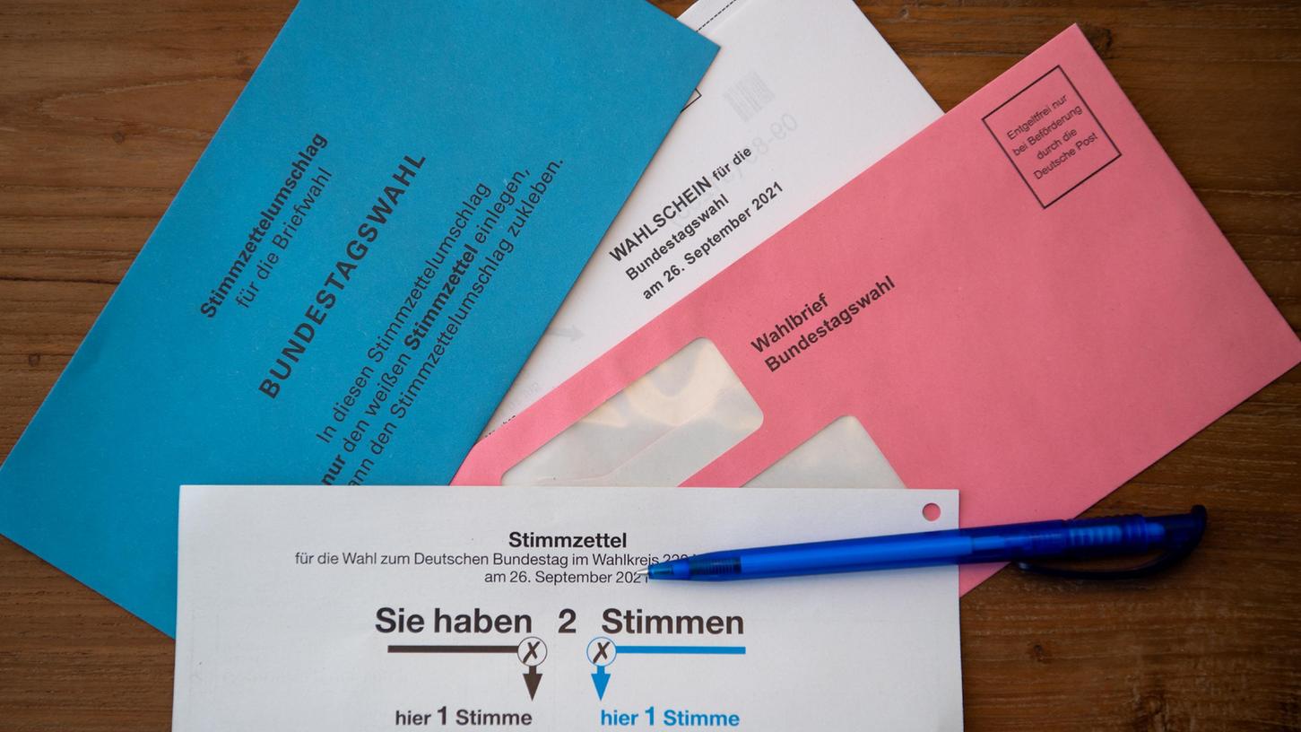 Auch die Zahl der Briefwahlwähler wird, so schätzen Experten, bei der Bundestagswahl 2021 zunehmen. 