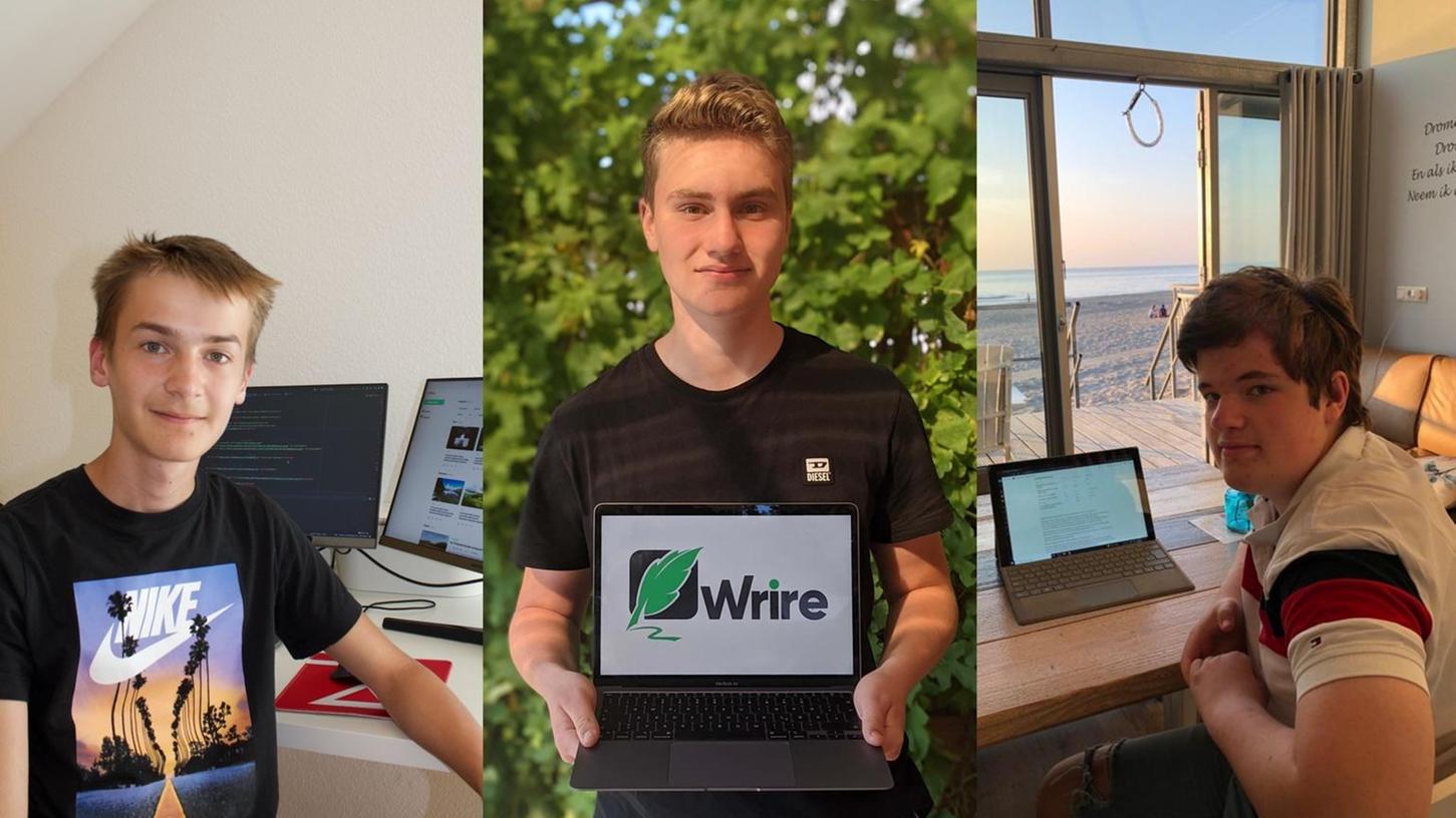 Tim Ruppert aus Notzingen, Tim Ostmann und Jonas Wolf aus Erlangen.
Tim Ruppert aus Notzingen, Tim Ostmann und Jonas Wolf aus Erlangen.