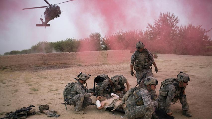Krieg gegen den Terror: Amerikanische Einheiten in Kandahar im Süden Afghanistans.