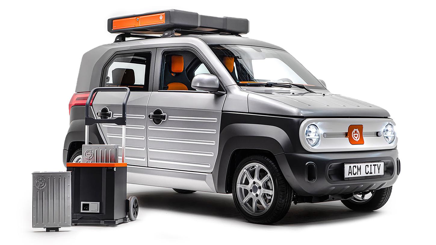ACM City One: Elektro-Mini mit Austausch-Akkus<br>
ACM City One: Elektro-Mini mit Austausch-Akkus<br>