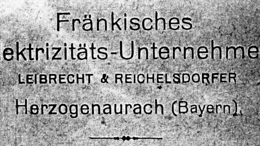 Heinrich Leibrechts Geschäftsanzeige.