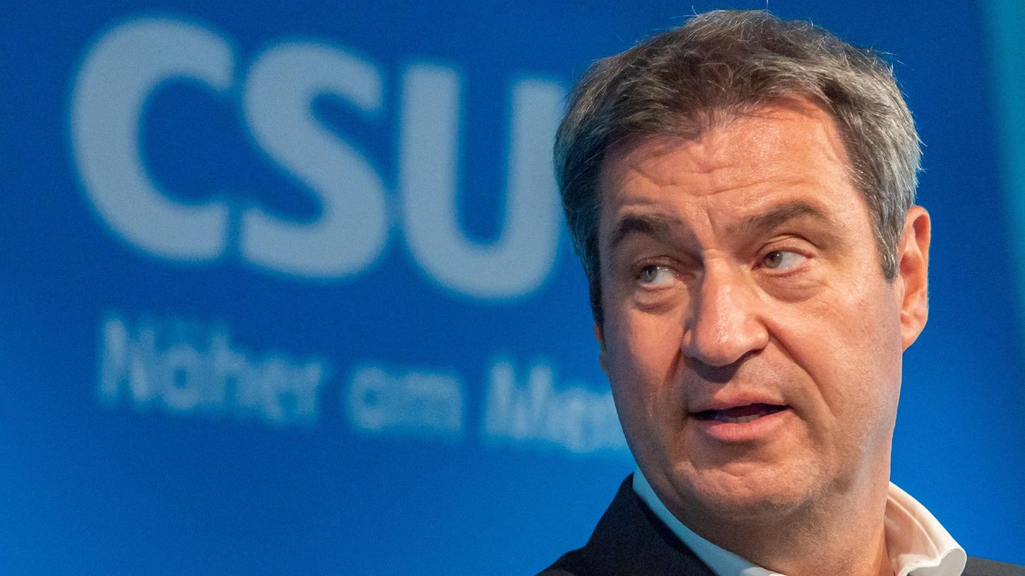 Markus Söder bleibt Vorsitzender der CSU. Beim Parteitag in Nürnberg wurde er von den Delegierten wieder gewählt. Markus Söder bleibt Vorsitzender der CSU. Beim Parteitag in Nürnberg wurde er von den Delegierten wieder gewählt.