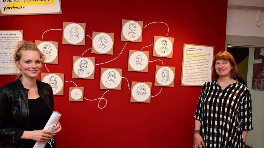 Sind stolz auf die geglückte Ausstellung: Anna Frasca-Rath (links) vom Institut für Kunstgeschichte der FAU und Stadtmuseumsleiterin Brigitte Korn.

