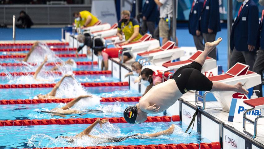 Josia Topf bei den Paralympics in Tokio.