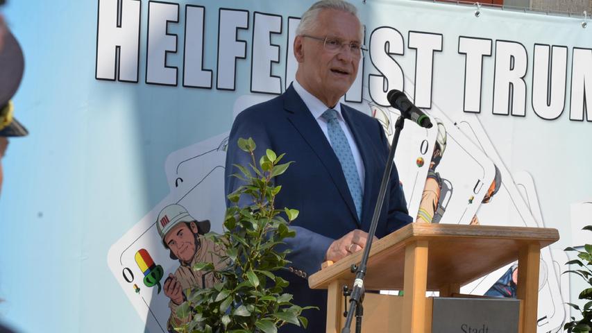 Innenminister Joachim Herrmann eröffnete die Aktionswoche.
