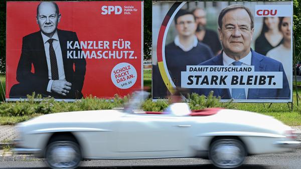 Wahlplakate in Frankfurt am Main