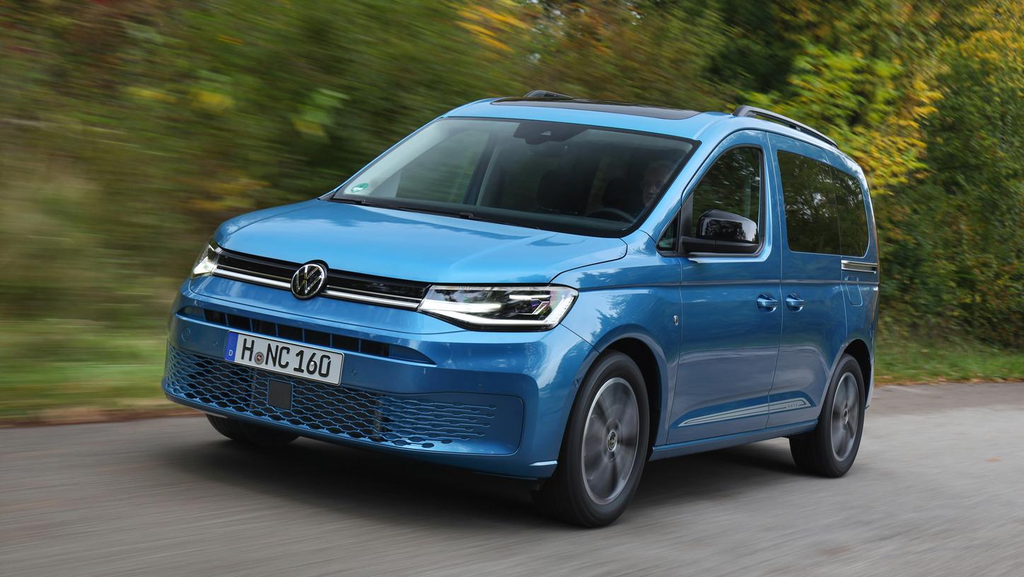 Die fünfte Generation des VW Caddy nutzt die Plattform des Golf VIII. Die fünfte Generation des VW Caddy nutzt die Plattform des Golf VIII.