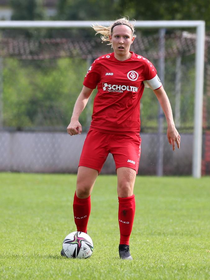 Will als erfahrene Spielerin vorangehen: Spieli-Kapitänin Katharina Vornehm.
Will als erfahrene Spielerin vorangehen: Spieli-Kapitänin Katharina Vornehm.