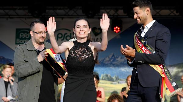 Agnes Pelzl freute sich sehr über ihre Wahl zur Miss Nürnberg 2021.