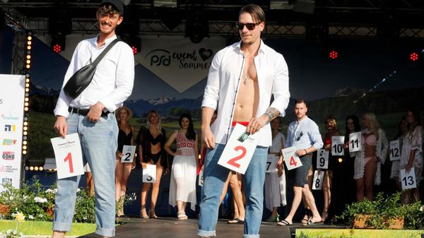 Die fränkischen Männer warfen sich für die Jury ganz schön in Schale.