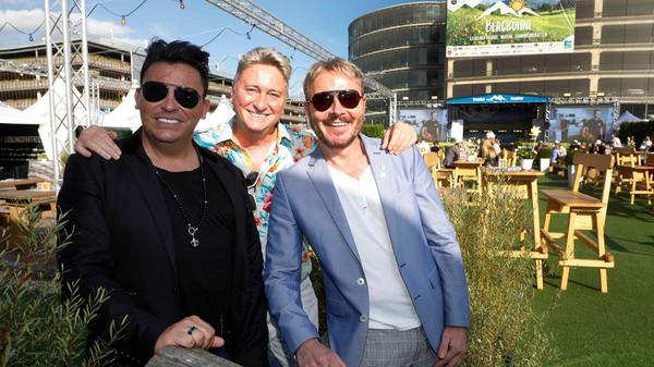 Drei der Jurymitglieder: Matthias Mangiapane aus dem "Dschungelcamp", Hubert Fella aus "Hot oder Schrott" und Promifriseur Marcel Schneider (von links nach rechts).