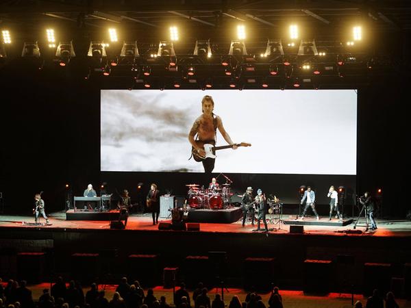 Peter Maffay 2020 auf der Waldbühne Berlin.
Peter Maffay 2020 auf der Waldbühne Berlin.