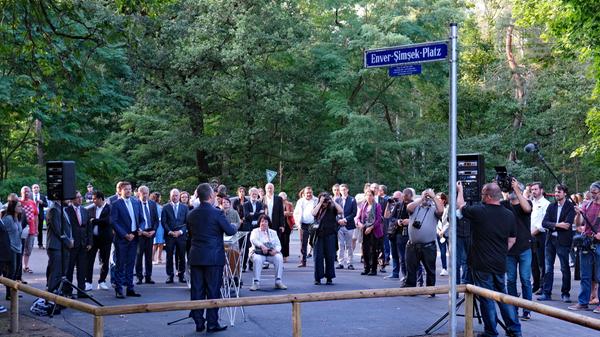 Einweihung Enver-Simsek-Platz