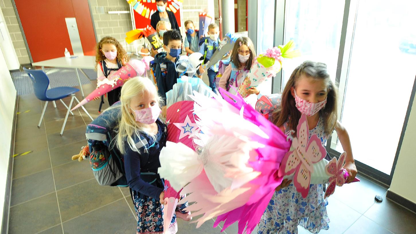 Großer Tag für 42 Erstklässler an der Grundschule im Forchheimer Stadtteil Reuth
